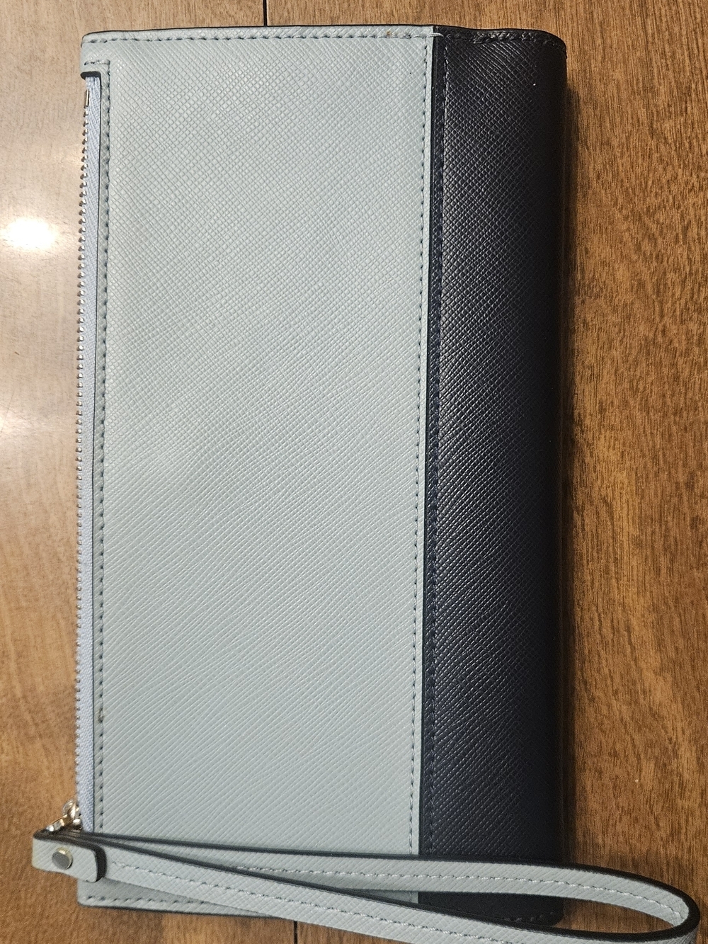 kate spade Light Blue and Navy Wristlet Wallet - Picture 2 of 6
